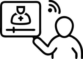 Automated Healthcare Consultation vector