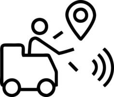 Automated Logistics and Delivery vector