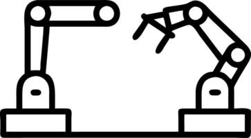 Automated Manufacturing Floor vector