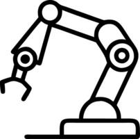 Autonomous Manufacturing Robotics vector