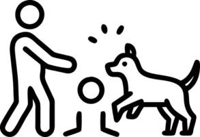 Bokeh digital art of a family playing with a pet dog in the backyard vector