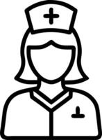 Bokeh digital art of a nurse working late at night vector