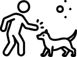 Bokeh digital art of a family playing with a pet dog in the backyard vector
