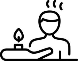 Bokeh digital art of a person enjoying a spa treatment with soft candlelight and blurred background vector