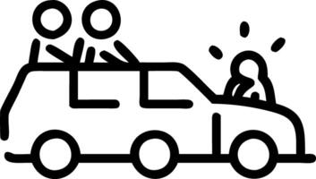 Candid photo of a family enjoying a picnic during a road trip vector