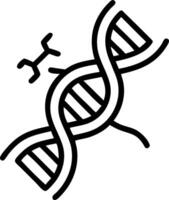 Close up of DNA strand with athletic symbols vector