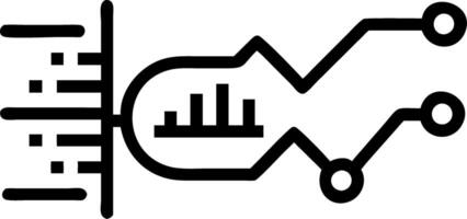 Close Up of Futuristic Financial Data Streams vector