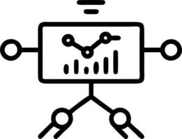 Close Up of Futuristic Market Analysis with Digital Interfaces vector