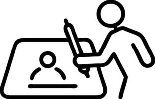Close up of parent and child drawing together on a holographic sketchpad vector
