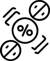 Close up of Virtual Coins in Discount Transaction vector