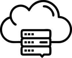 Cloud engineer configuring server racks vector