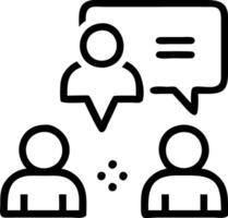 Consultants providing AI driven growth solutions to clients vector