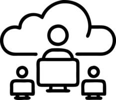 Cloud training workshop vector