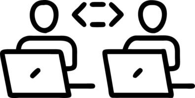 Developers attending a coding bootcamp vector