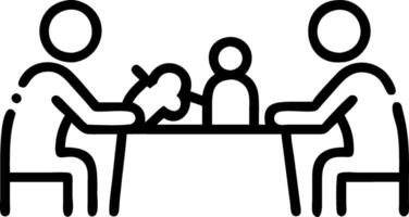 Family building a puzzle together candid shot with copy space vector