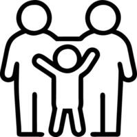 Family hugging each other after a reunion at the airport with copy space vector