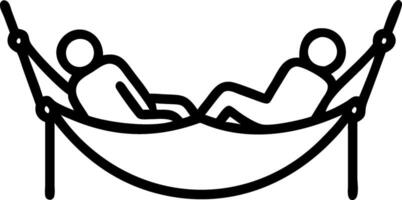 Family relaxing in the backyard hammock candid shot with copy space vector