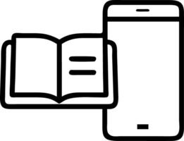 Glossy background of a smartphone and notebook on a plain desk with copy space vector