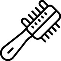 Glossy Background of Pet Brush with Copy Space vector