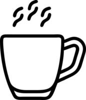 Glossy coffee mug on plain surface with copy space vector