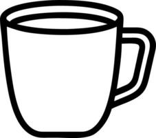 Glossy coffee mug on plain surface with copy space vector