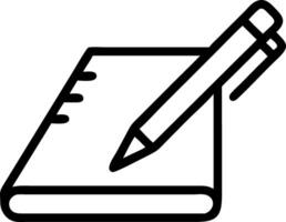 Glossy pen and closed notebook on plain surface with copy space vector