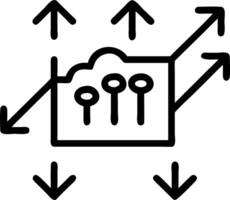 Holographic Border Frame with AI Data Elements and Skill building Arrows vector
