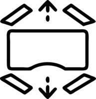 Holographic Border Frame with Digital Learning Tools and Growth Arrows vector