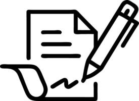 Hovering Financial Paper and Digital Pen vector