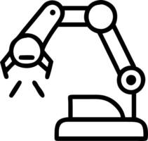 Macro image of a robotic arm preparing a healthy meal with precision vector