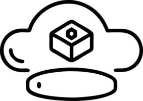 Macro of virtual cloud environment vector