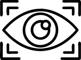 Macro shot of a familys eyes displaying biometric identification patterns vector