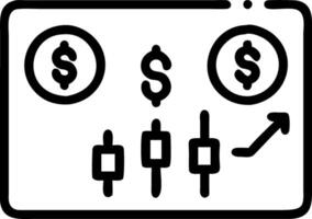 Macro shot of a glowing holographic financial report with currency symbols and discount icons vector