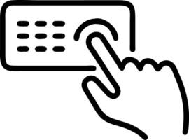 Macro shot of a millennial hand scrolling on a futuristic smart TV remote copy space available on the right vector