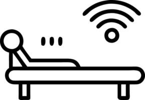 Macro shot of a smart gym bench integrating sensors to track strength and repetitions vector