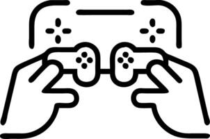 Macro shot of a young couple fingers controlling a digital game on a holographic screen vector