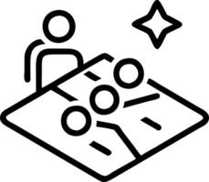 Macro Shot of Family Holographic Board Game vector