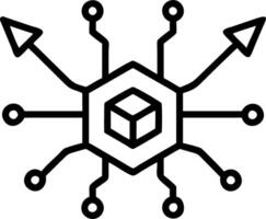 Macro Shot of Futuristic Business Growth with Digital Interfaces vector