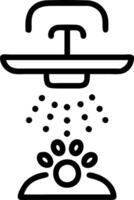 Macro Shot of Smart Pet Water Fountain vector