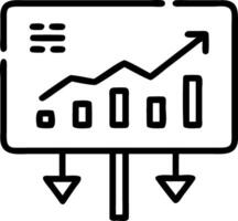 Macro View of Futuristic Business Growth Metrics vector