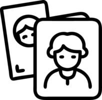 Macro view of a holographic photo album being browsed by a young child and their elderly grandmother vector