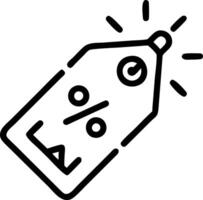 Macro View of Holographic Price Tag with Discount Display vector