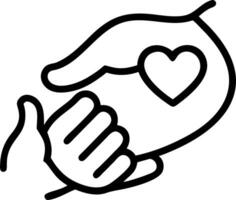 Mother holding baby hand close up with bokeh background and copy space vector