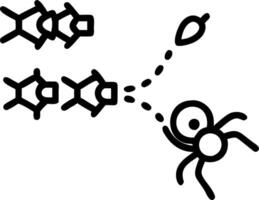 Nanobot swarm in action vector