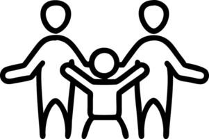 Parents helping children with homework with a glossy background and copy space vector