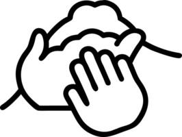 Parents teaching kids to bake with plain background and copy space vector