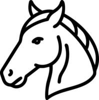 Plain background with therapy horse headshot and copy space vector