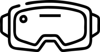 Plain background with virtual reality headset and copy space vector