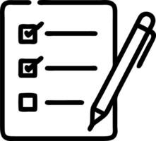 Plain background with to do list and pen with copy space vector