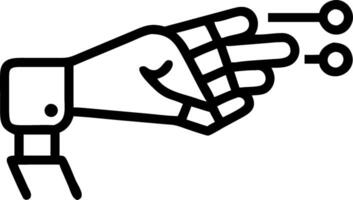 Robotic Hand in Action vector